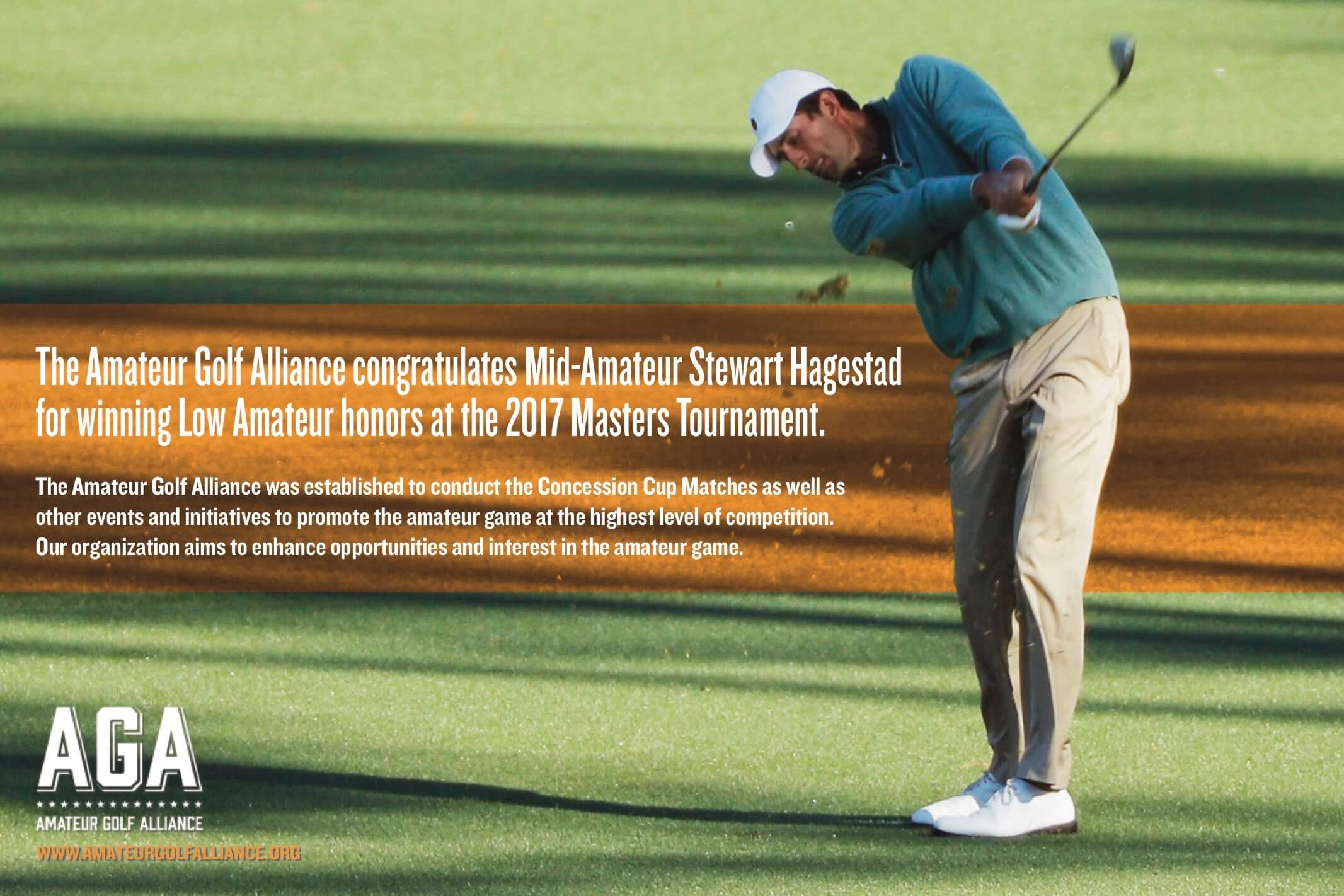 Mid-Amateur Stewart Hagestad earns Low Amateur honors at The Masters ... image